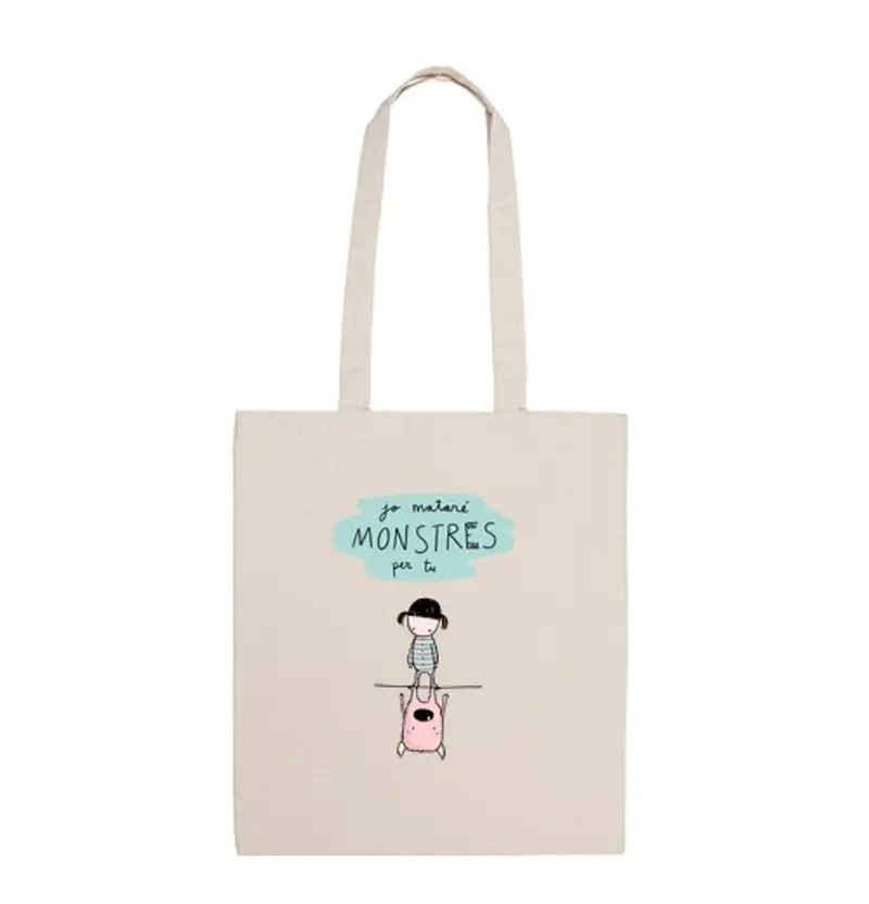 Borsa di tela monstres uccido per tu jo