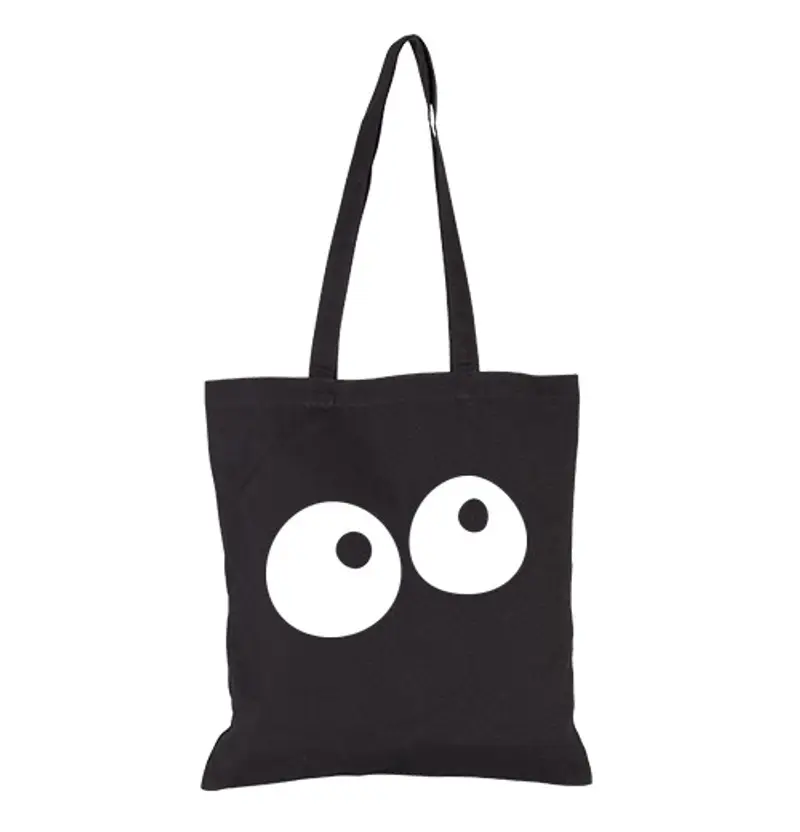 Borsa di tela mostro bianco