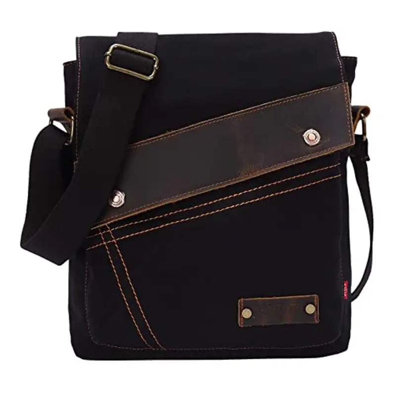 Borsa di Tela Multifunzionale - Tracolla Casual per Studenti, Maschi e Donne miniatura 2