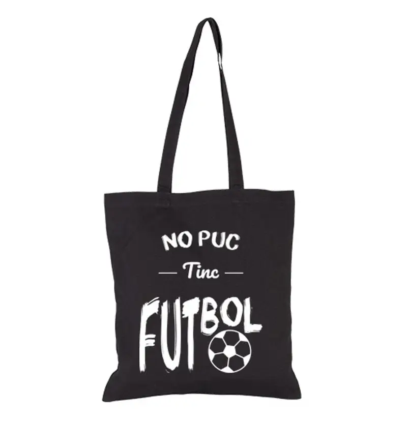 Borsa di tela Non posso avere il calcio - catalanono