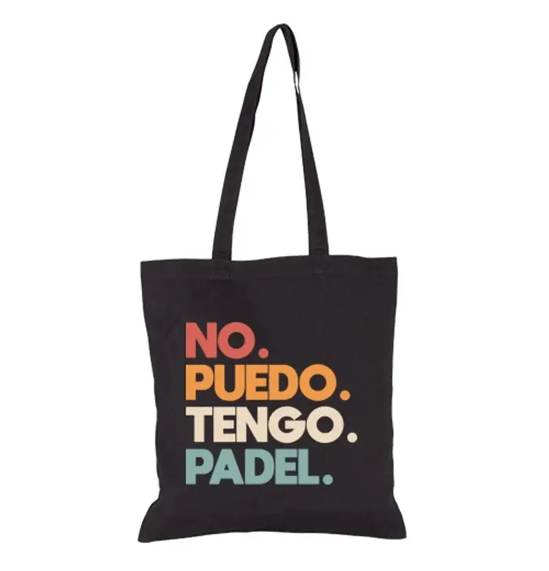 Borsa di tela Non posso giocare a paddle tennis