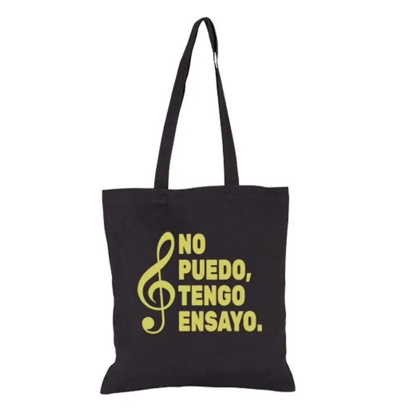 Borsa di tela Non posso ho le prove - vestiti scuri