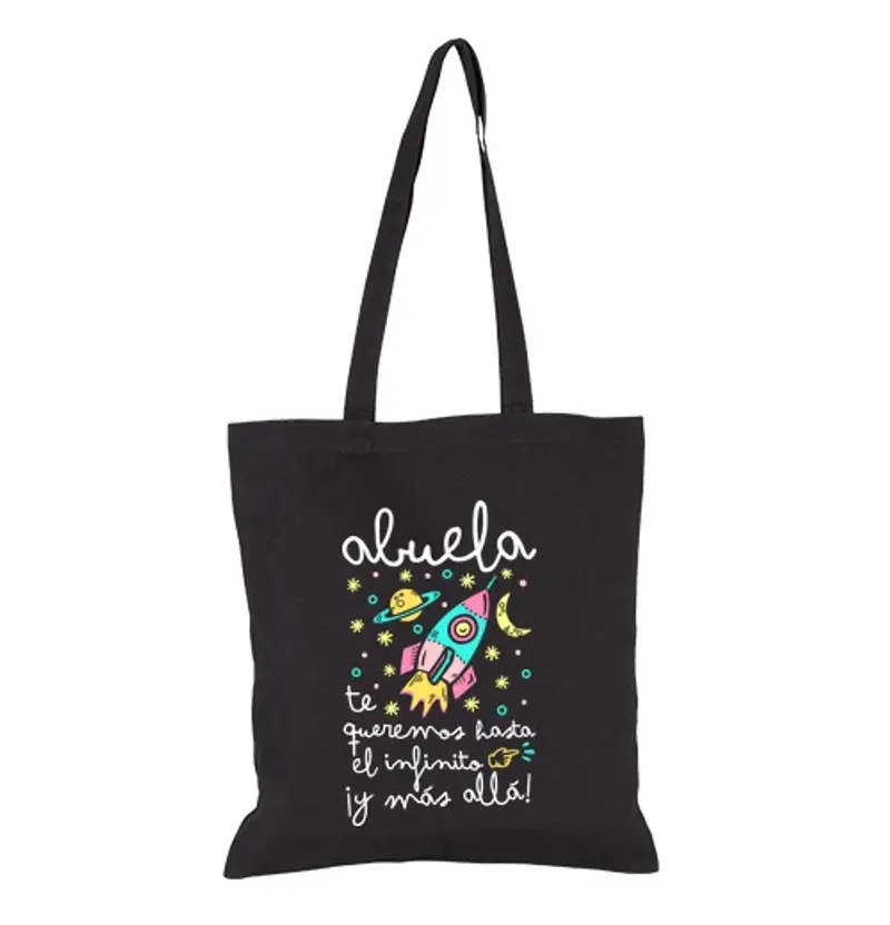 Borsa di tela Nonna ti che bene all39infinito