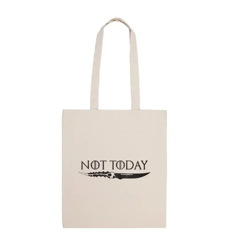 Borsa di tela not al day nero