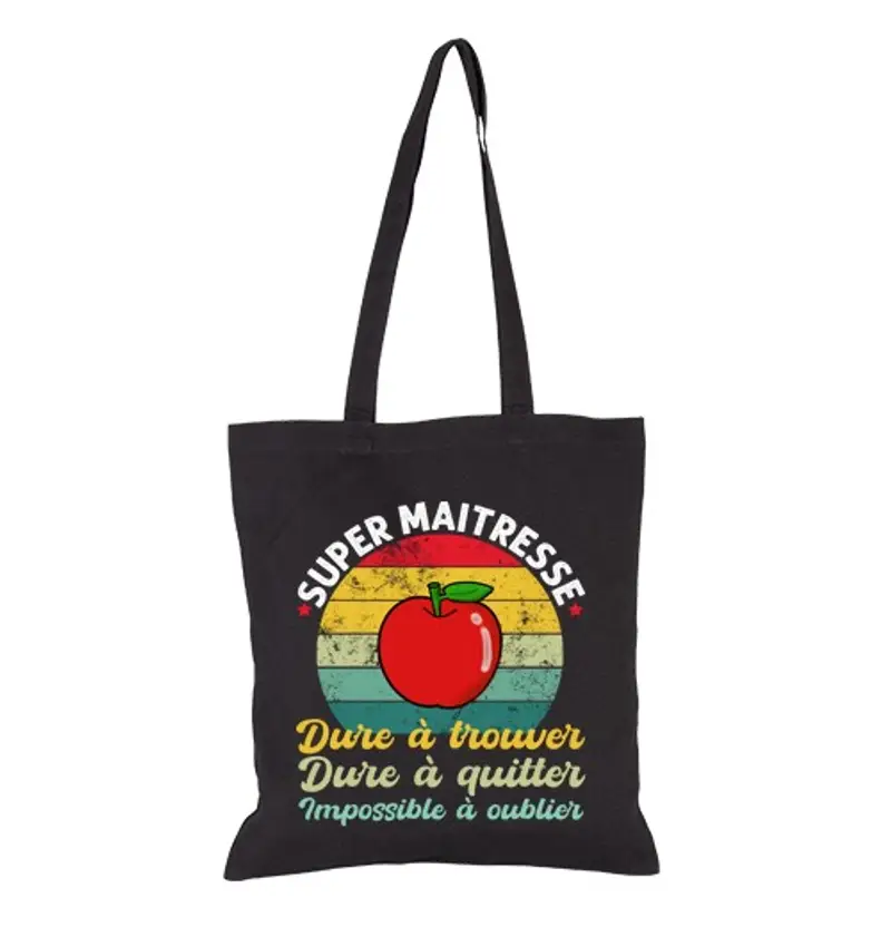 Borsa di tela ottimo regalo per insegnanti di scuola