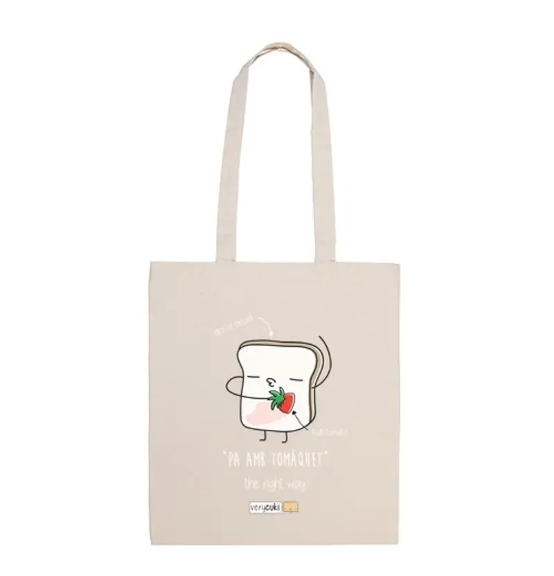 Borsa di tela pa amb tomàquet - dark