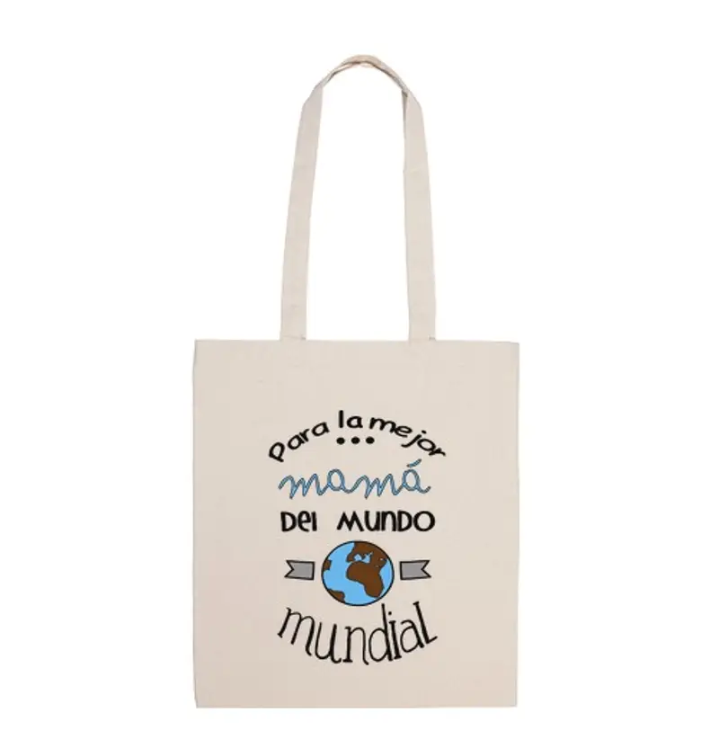 Borsa di tela per la migliore mamma del mondo mondiali