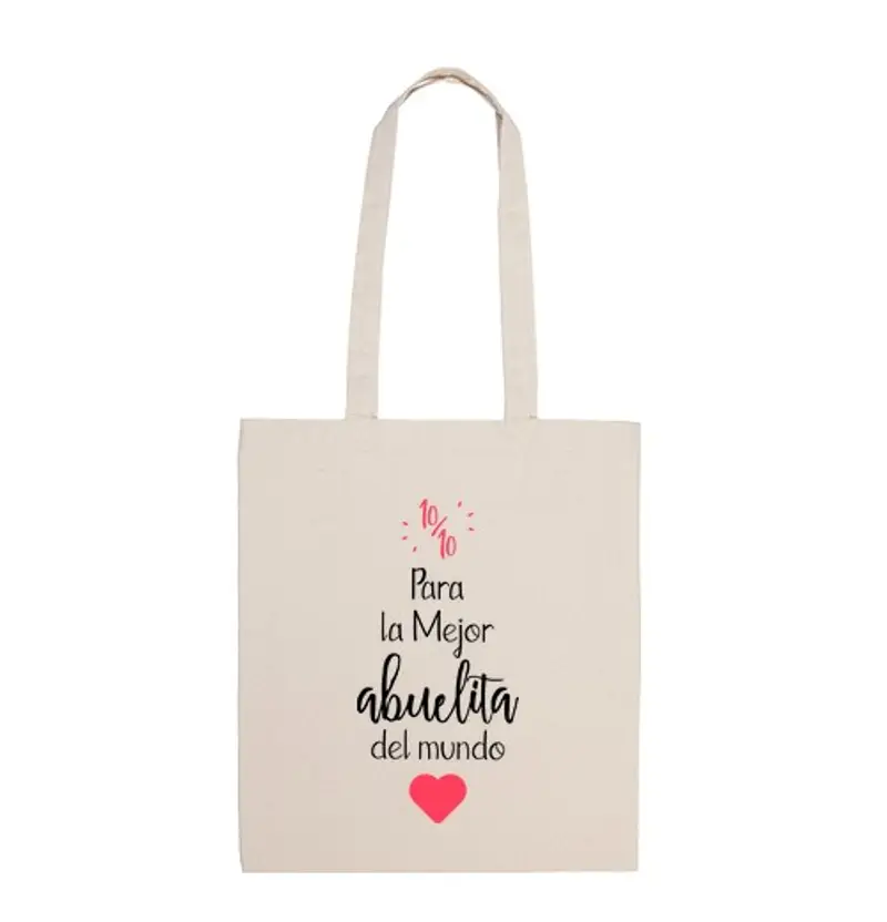 Borsa di tela per la migliore nonna del mondo