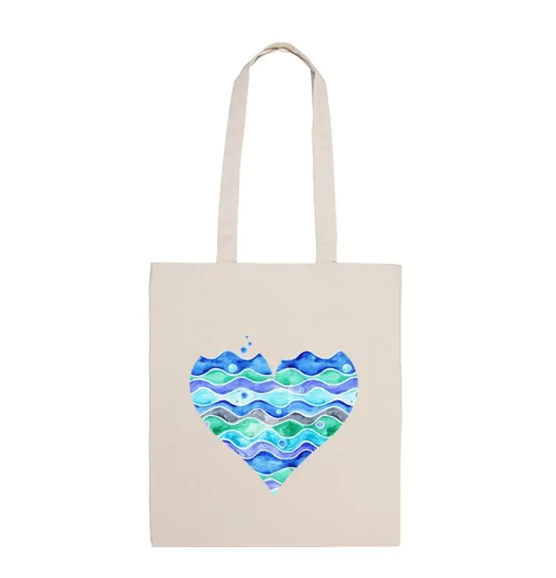 Borsa di tela per sea of amore (trasparente)