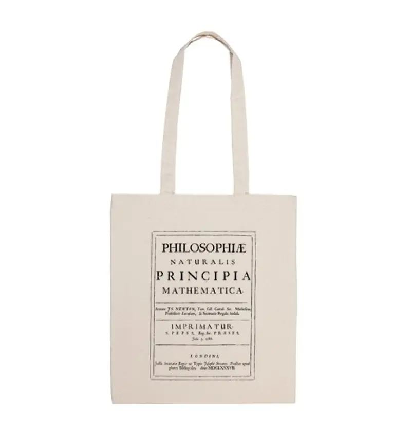 Borsa di tela philosophiae naturalis principia matematica