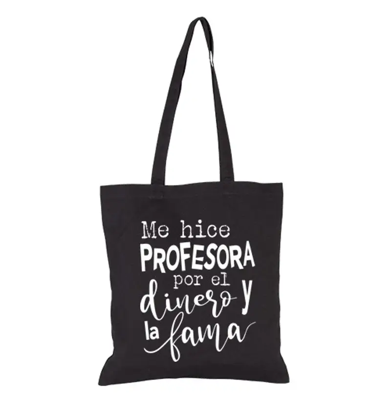 Borsa di tela pr of esora pr of esion