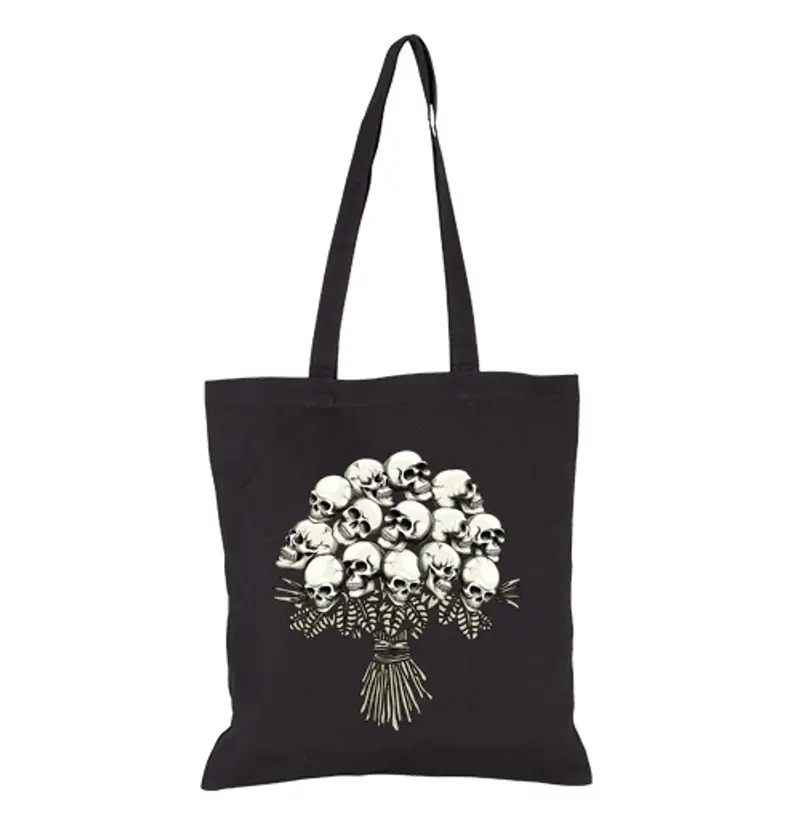 Borsa di tela r amo teschio s