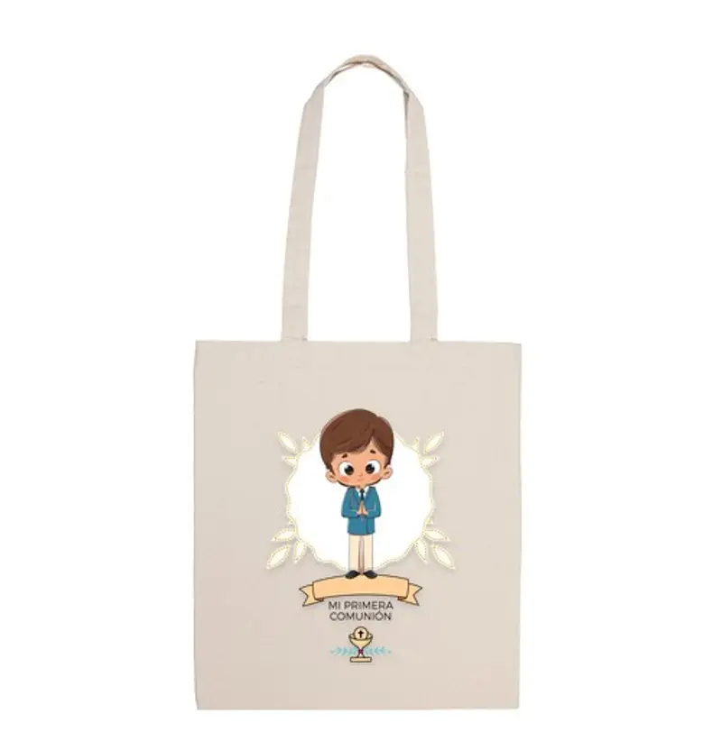 Borsa di tela ragazza prima comunione - personalizzala