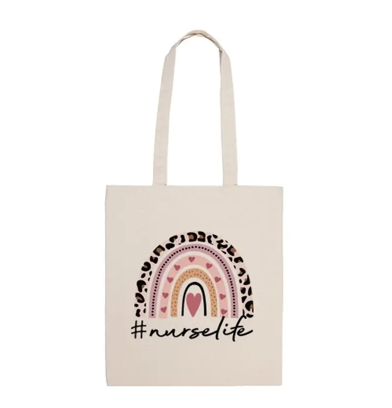 Borsa di tela rainbow vita dell39infermiera