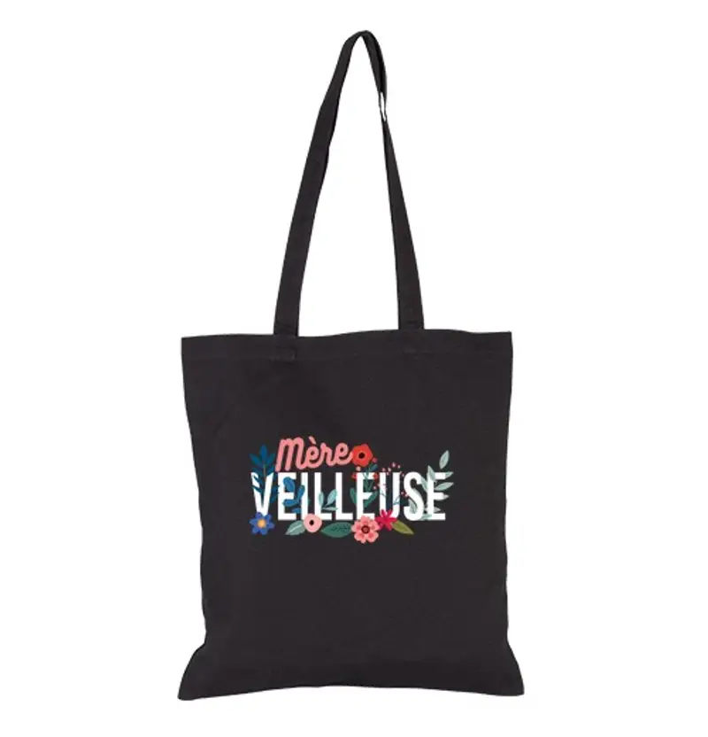 Borsa di tela regalo di fiori della madre vedova