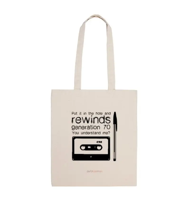 Borsa di tela riavvolge spalla 70