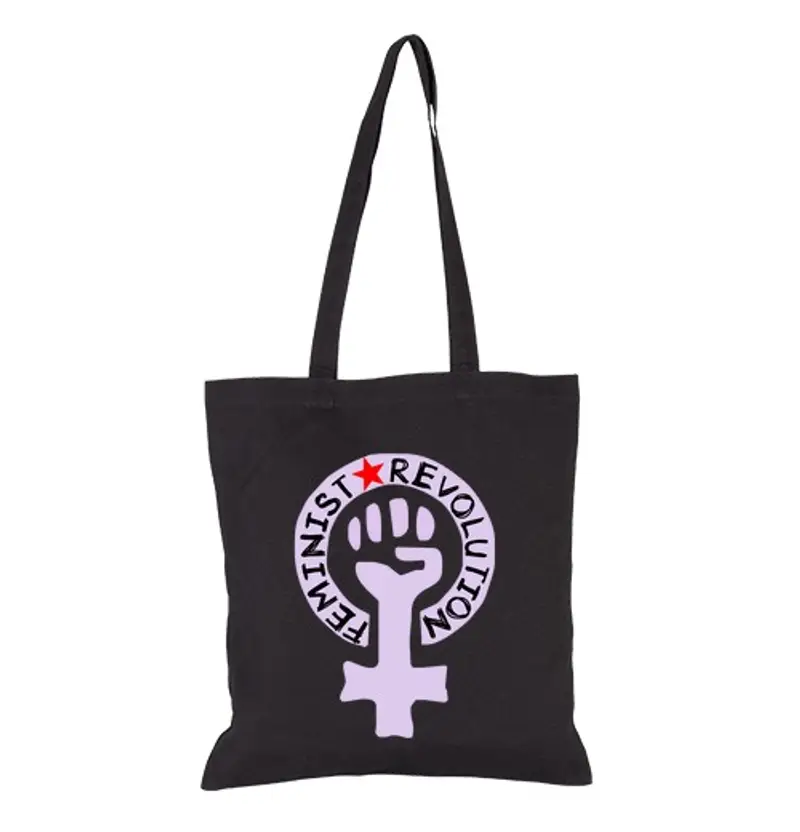 Borsa di tela rivoluzione femminista