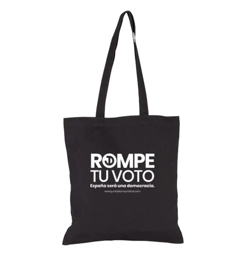 Borsa di tela rompi il tuo voto