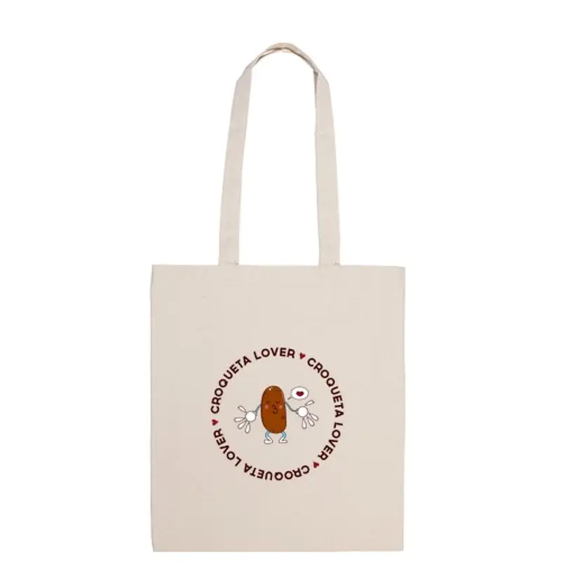 Borsa di tela sacchetto di crocchette lover