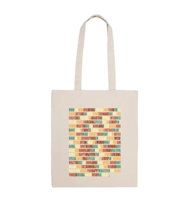 Borsa di tela scorrimento - radiohead