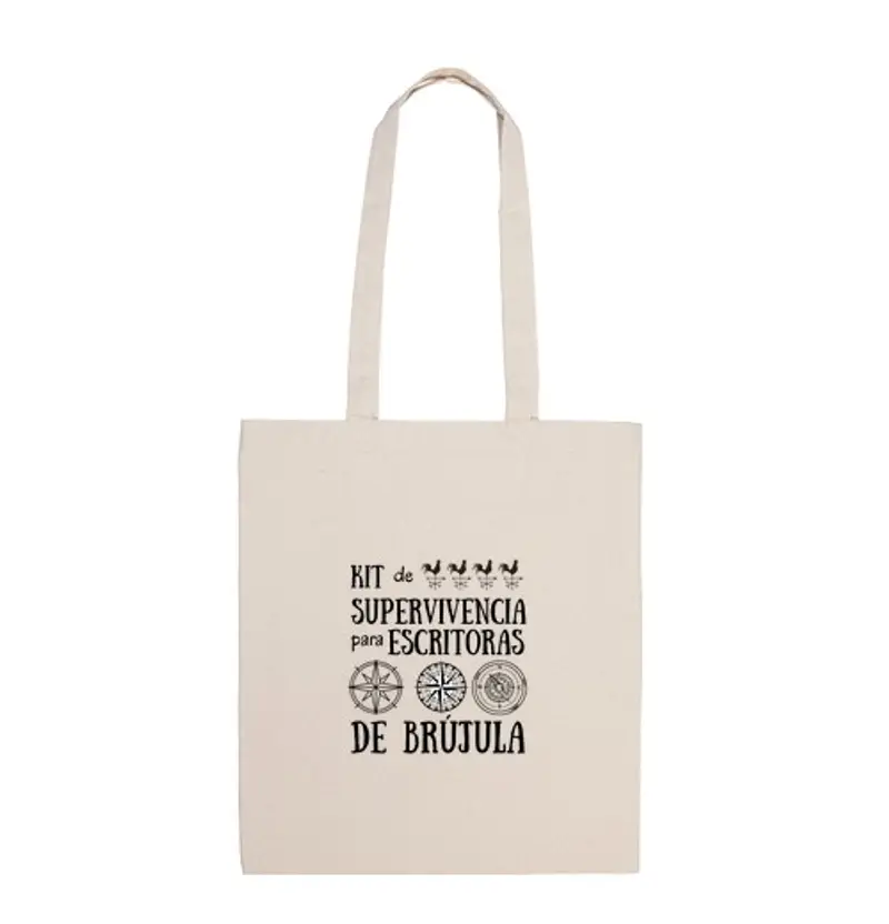 Borsa di tela scrittori bussola