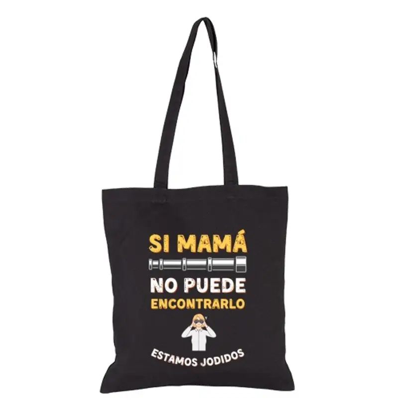 Borsa di tela se mamma non lo trova siamo fregati