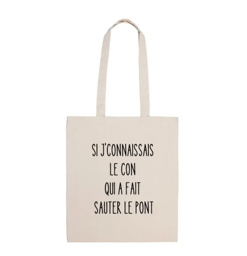 Borsa di tela se sono con l39 con