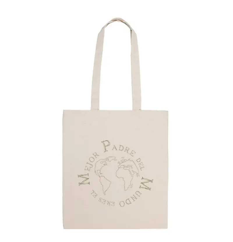 Borsa di tela Sei il miglior padre del mondo d39oro