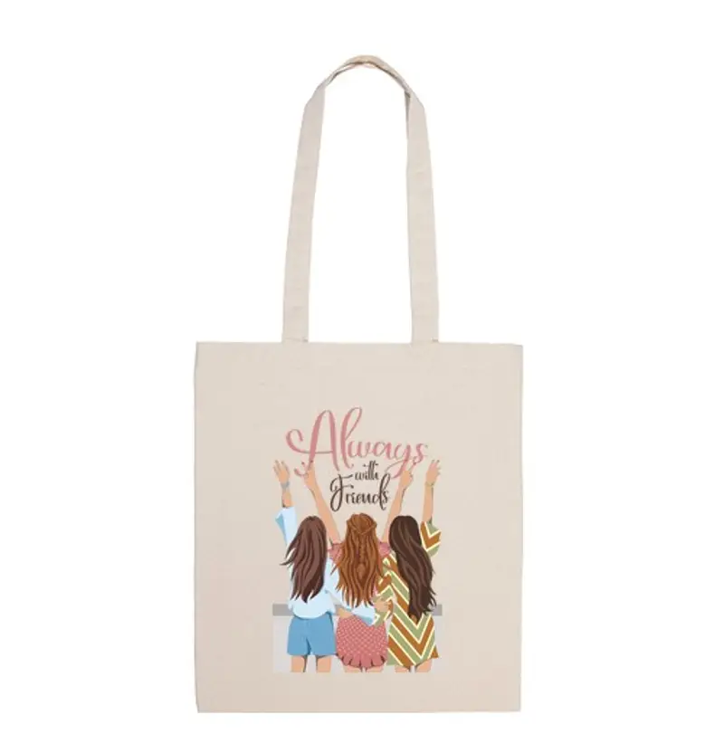 Borsa di tela sempre con amiche