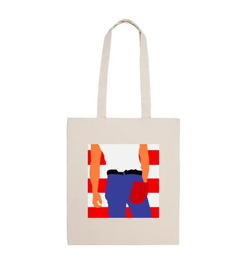 Borsa di tela shopping bag - born in the usa