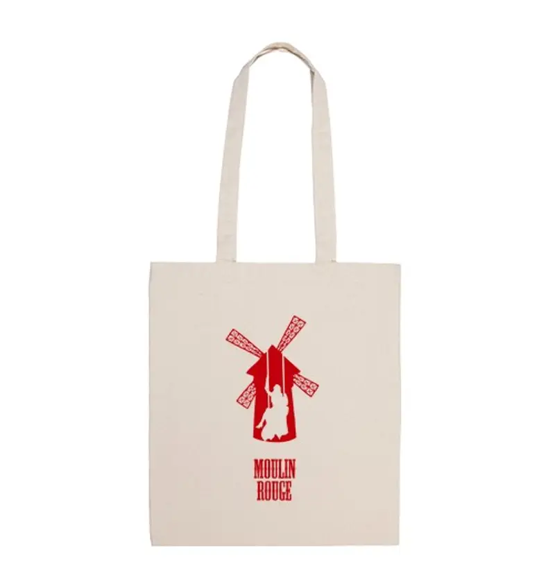 Borsa di tela shopping bag - moulin rouge