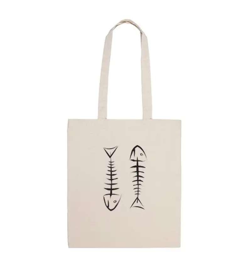 Borsa di tela simbolo più affamati dell'uomo - edi nero