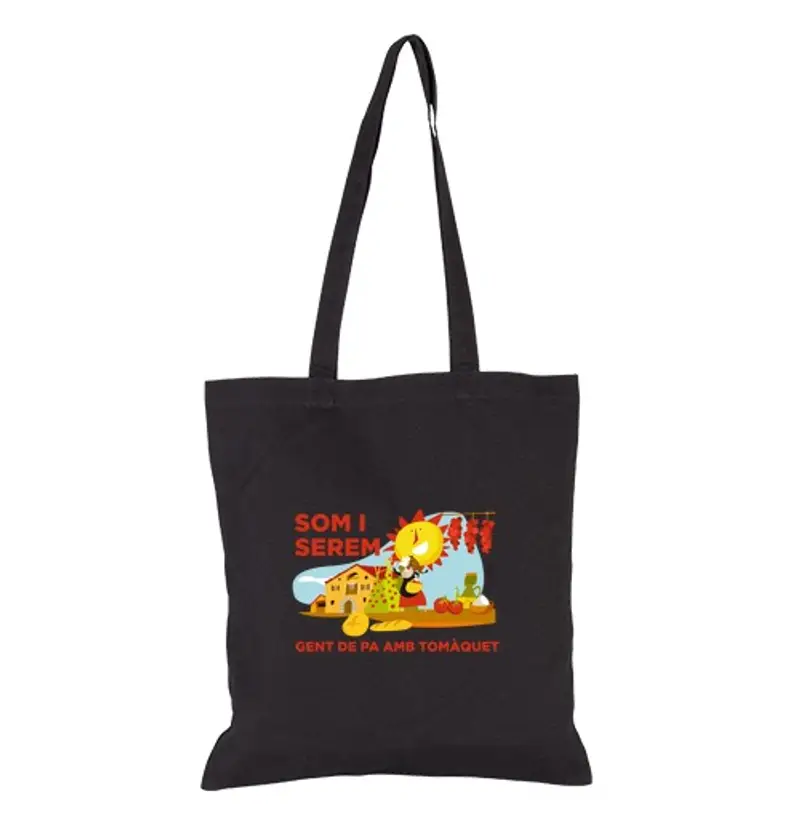 Borsa di tela som i serem pa con tomàquet bossa