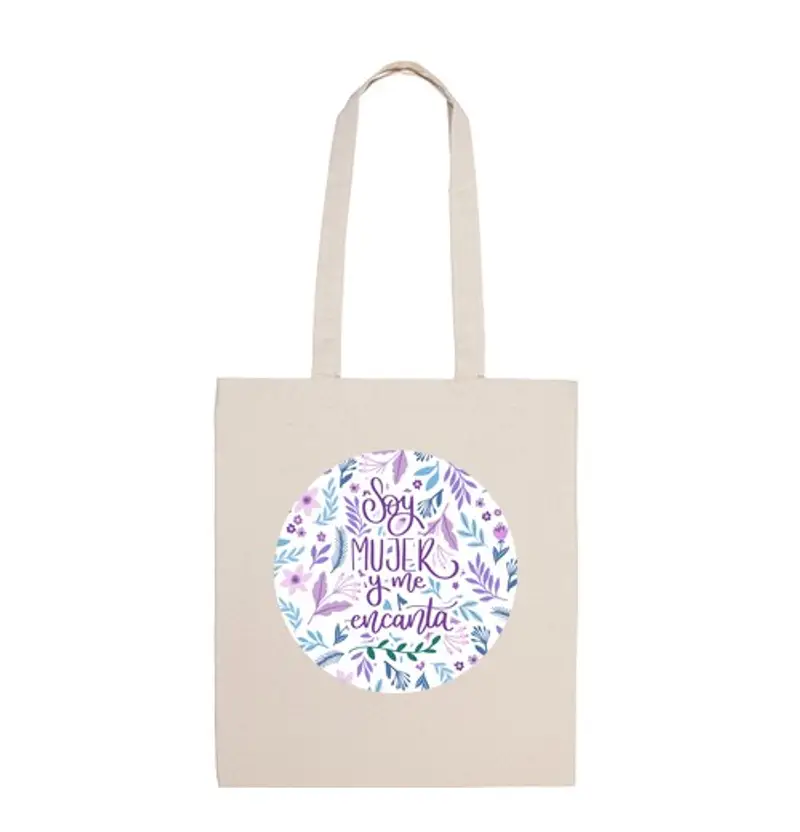 Borsa di tela sono donna e can cantare