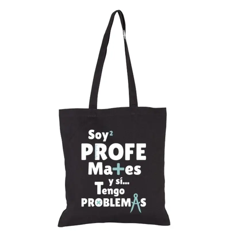 Borsa di tela sono pro of e de mates