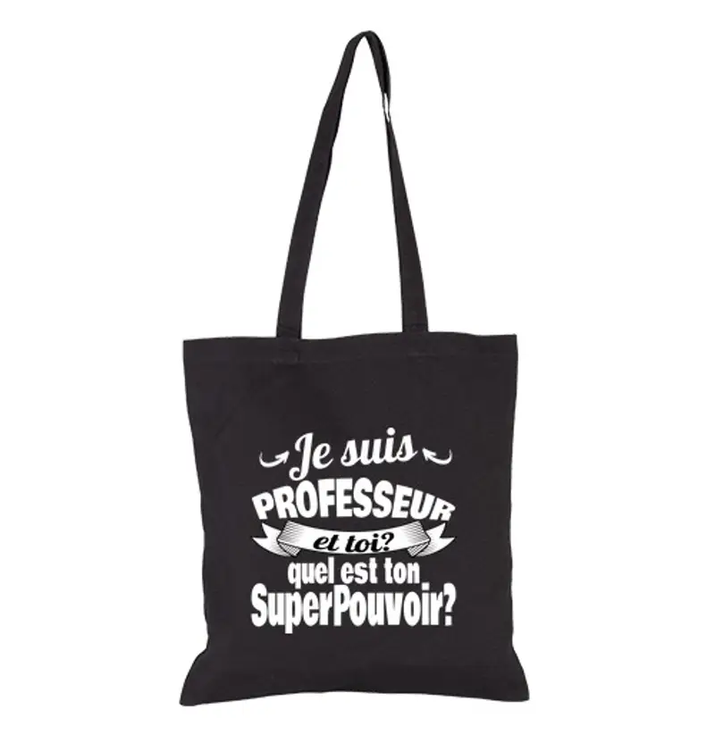 Borsa di tela sono un insegnante