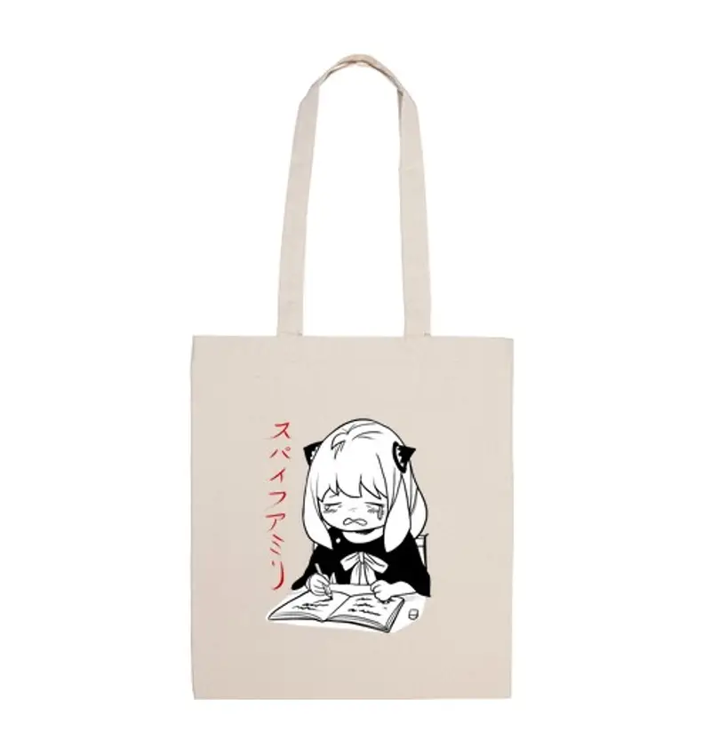 Borsa di tela spy x family tote bag