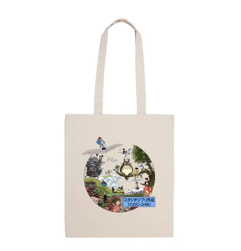 Borsa di tela studio ghibli - morganaart