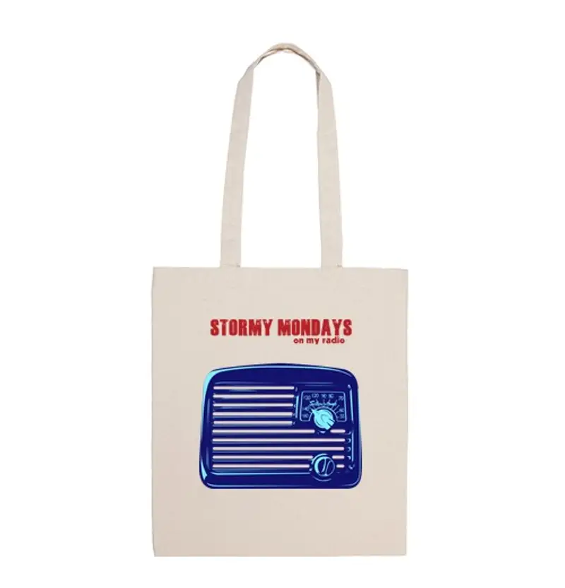 Borsa di tela sulla mia radio - borsa