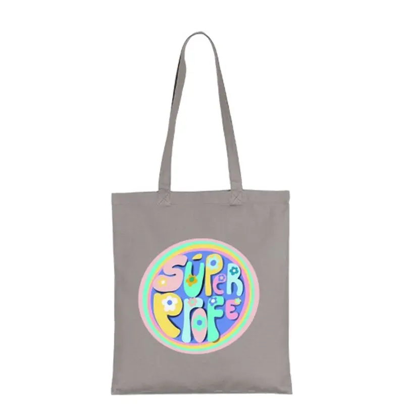 Borsa di tela super insegnante