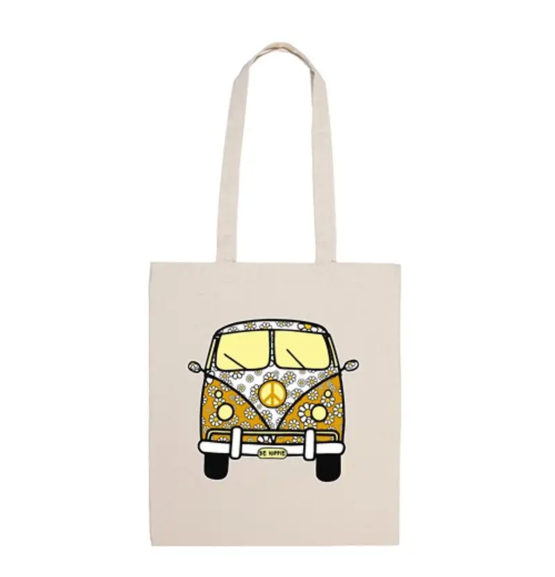 Borsa di tela surf perché essere hippie