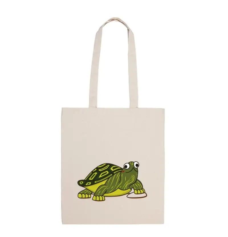 Borsa di tela tartaruga