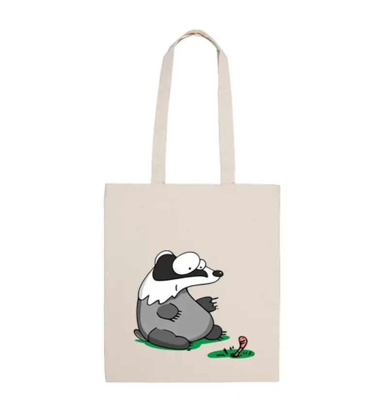 Borsa di tela Tasso e verme