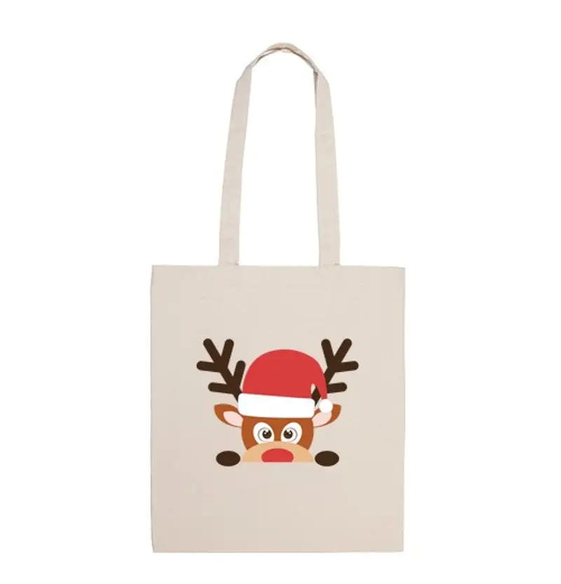 Borsa di tela tela borsa natale