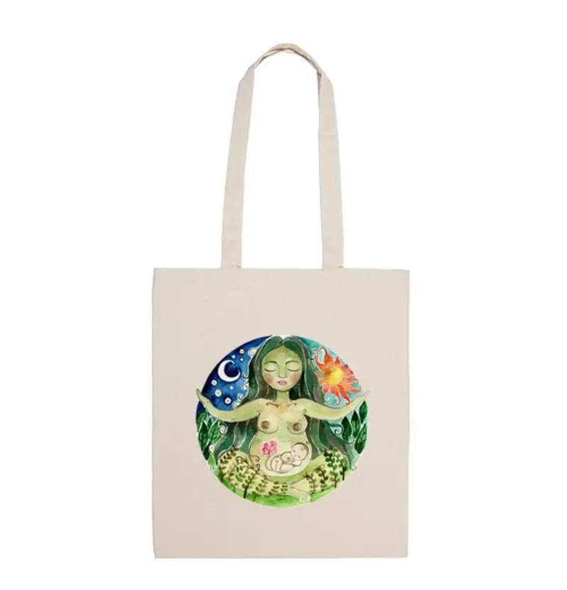 Borsa di tela tela borsa terra mamma