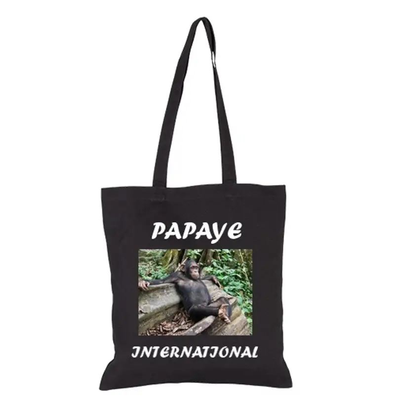 Borsa di tela tote bag internazionale di papaia
