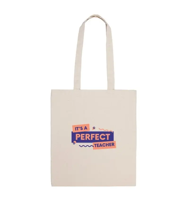 Borsa di tela tote-bag è un insegnante perfetto