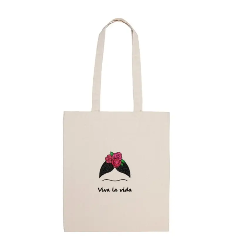 Borsa di tela tote bag, viva vita