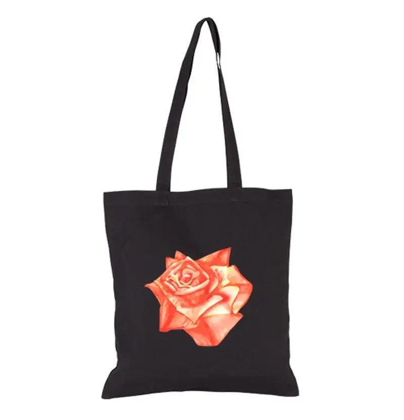 Borsa di tela Tote bags, black color