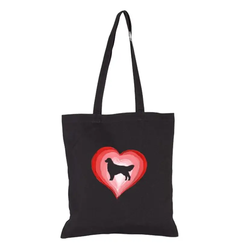 Borsa di tela Tote bags, black color